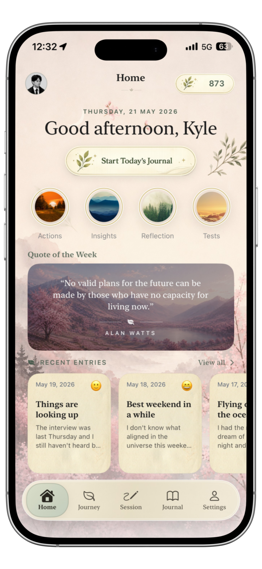 Blossom theme screenshot