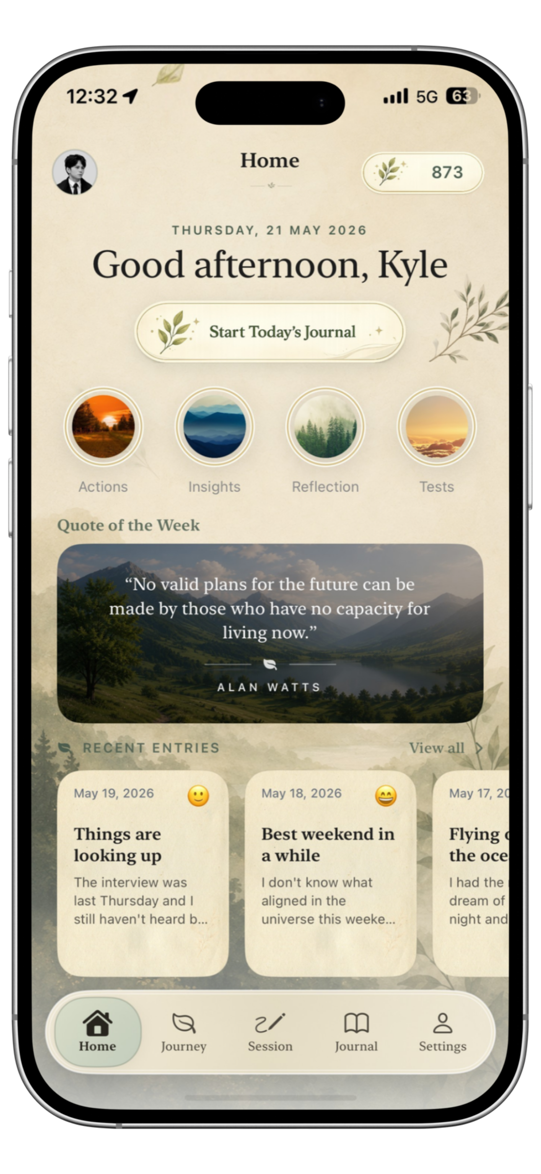 Dayleaf theme screenshot
