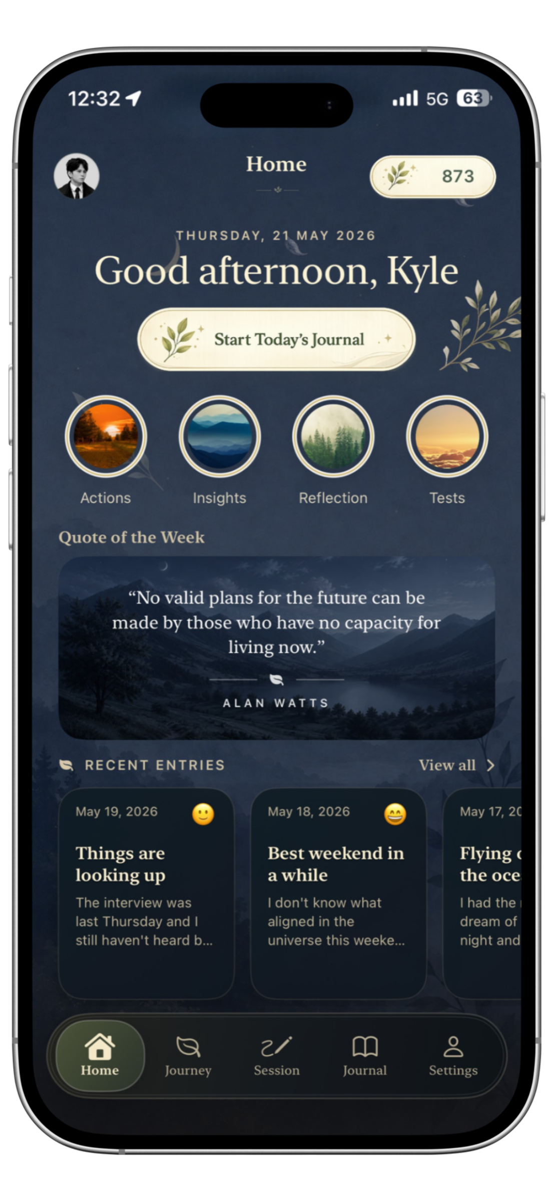 Midnight theme screenshot